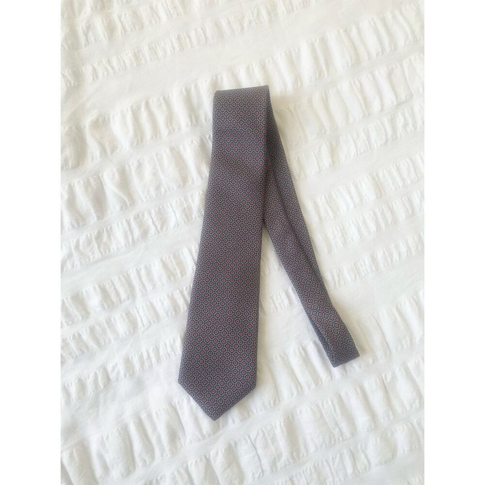 John Henry 100% Silk Polka Dot‎ Men’s Neck Tie 55.5”